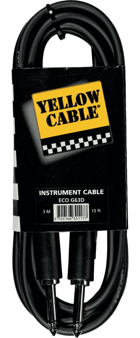 Câble Yellow ECO G63D 3m  jack/jack