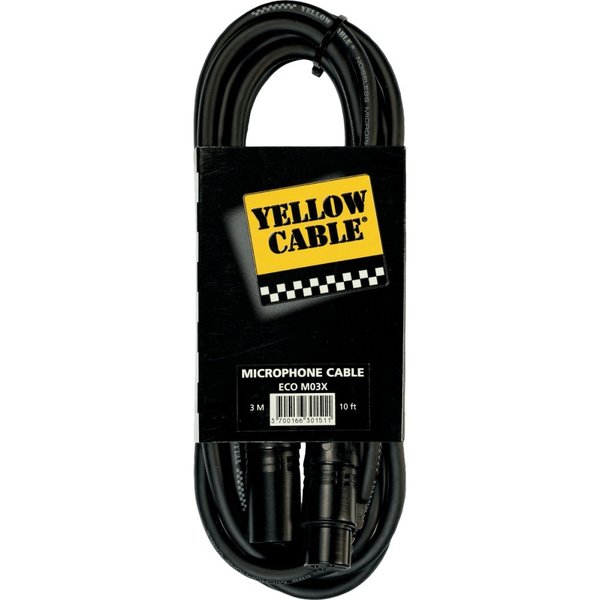 Câble Yellow ECO M03X 3 m XLR/XLR