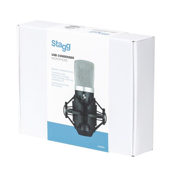 STAGG - SUM 40 MICROPHONE A CONDENSATEUR, USB